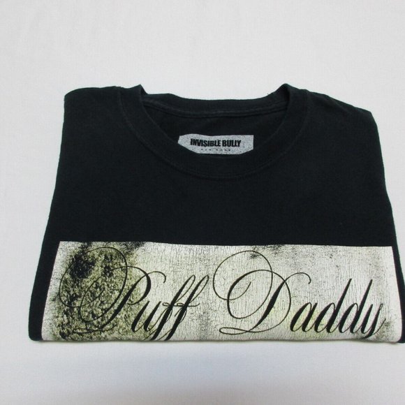 Vintage Puff Daddy & The Family Long Sleeve T-Shirt Men's Size Medium Black - Picture 10 of 10
